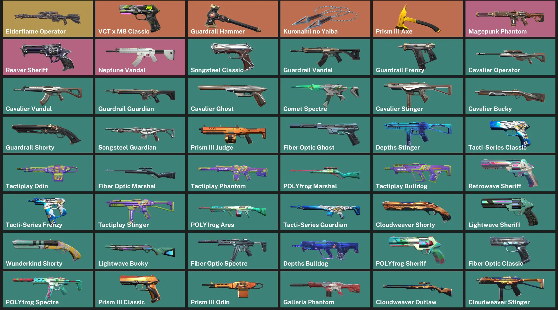 ๐EU ๐ฎ RANKED READY ๐ฒ Elderflame Operator โจ VCT x M8 Classic ๐ช Guardrail Hammer โจ