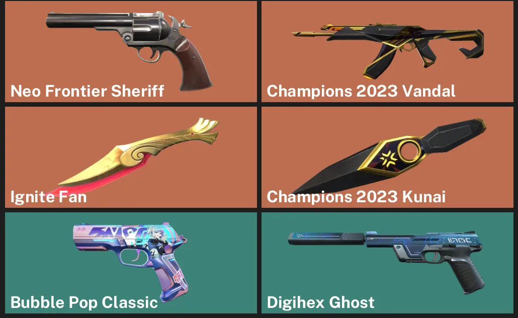 ๐EU ๐ฎ RANKED READY โจ Neo Frontier Sheriff โจ Champions 2023 Vandal ๐ช Ignite Fan โจ