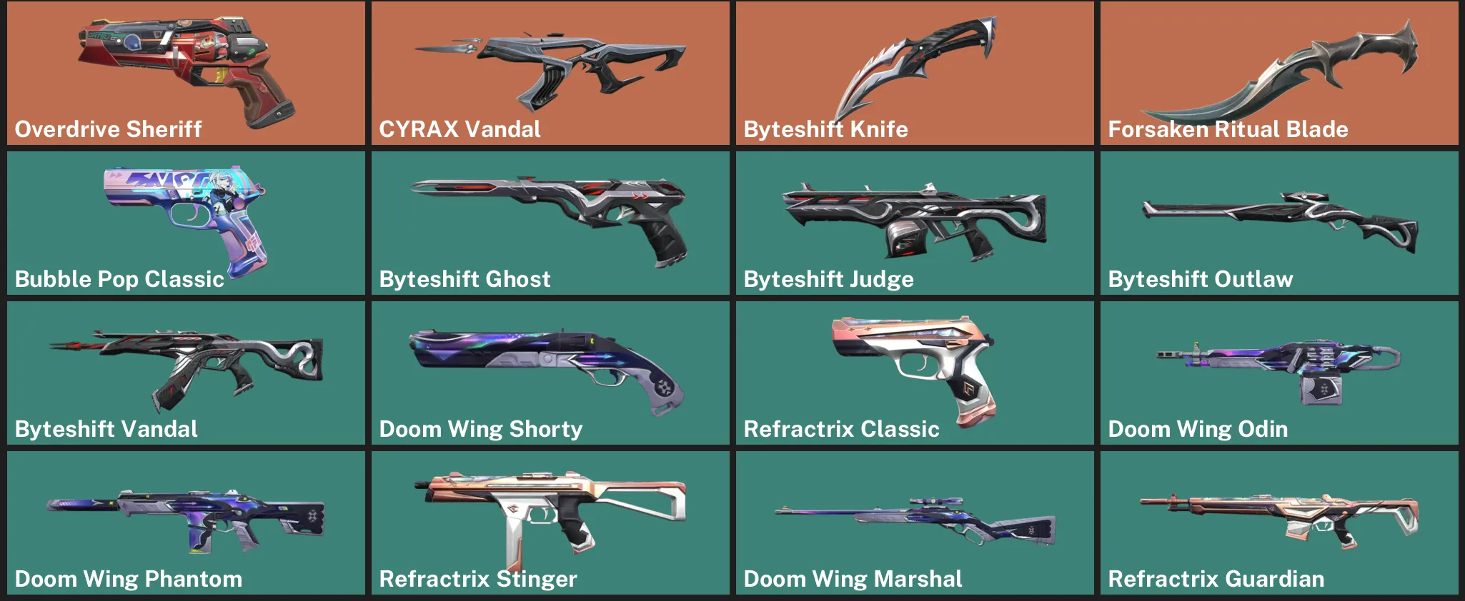 ๐LA ๐ฎ RANKED READY โจ Overdrive Sheriff โจ CYRAX Vandal ๐ช Byteshift Knife ๐ช