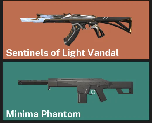 🌎NA 🎮 RANKED READY 🌟 Sentinels of Light Vandal ✨ Minima Phantom