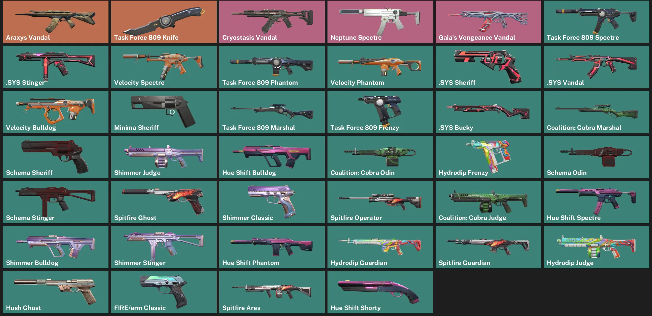 🌍EU 🎮 RANKED READY 💎 Araxys Vandal 🔪 Task Force 809 Knife ✨ Cryostasis Vandal 🌊
