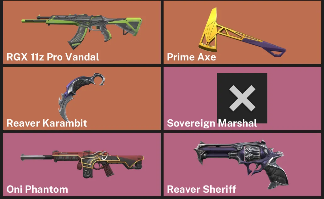 🌍EU 🎮 RANKED READY ✨ RGX 11z Pro Vandal ⚡ Prime Axe ⚡ Reaver Karambit 🔥