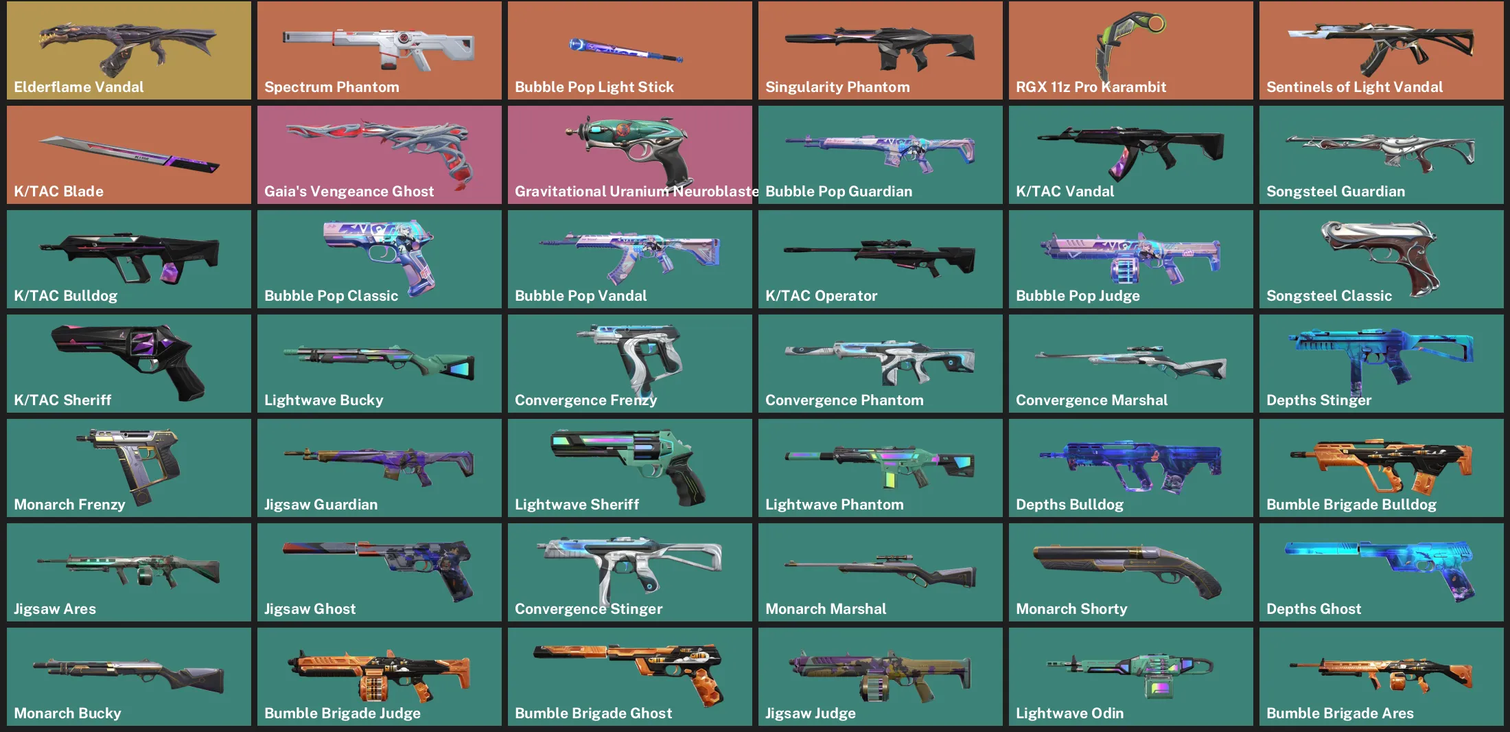 🌎NA 🎮 RANKED READY 🐲 Elderflame Vandal 🌈 Spectrum Phantom ✨ Bubble Pop Light