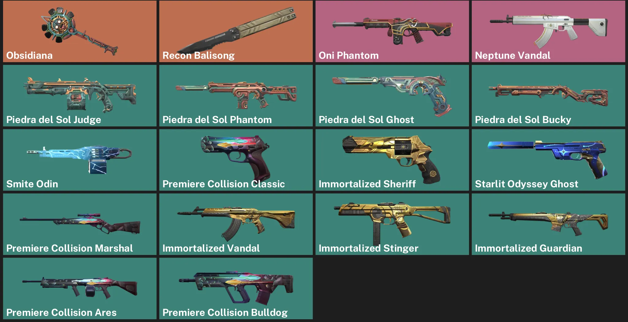 🌍EU 🎮 RANKED READY ✨ Obsidiana 🎯 Recon Balisong 🐉 Oni Phantom 🌊 Neptune Vandal ✨