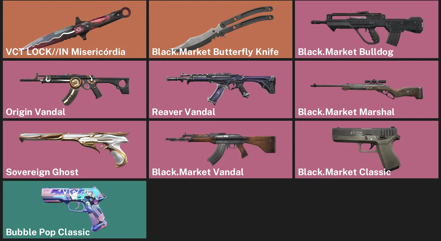 🌍EU 🎮 RANKED READY ✨ VCT LOCK//IN Misericórdia 🔪 Black.Market Butterfly Knife ✨