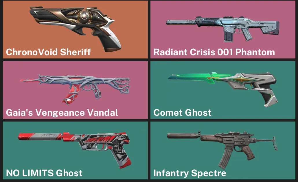 ๐NA ๐ฎ RANKED READY โจ ChronoVoid Sheriff โจ Radiant Crisis 001 Phantom ๐ฟ Gaia's