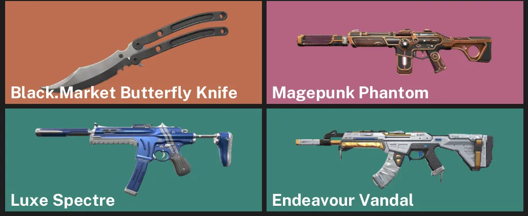 ๐EU ๐ฎ RANKED READY ๐ช Black.Market Butterfly Knife โ๏ธ Magepunk Phantom โจ Luxe
