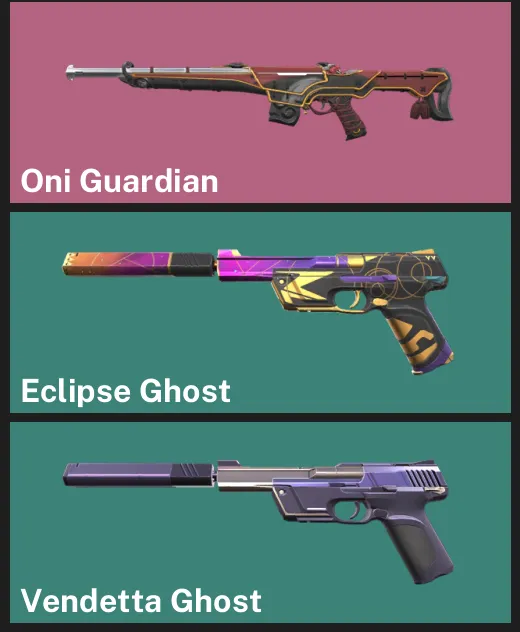 ๐AP ๐ฎ RANKED READY ๐ Oni Guardian โจ Eclipse Ghost โจ Vendetta Ghost