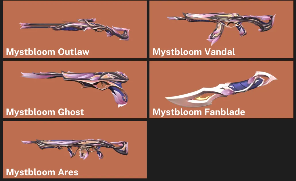 ๐NA ๐ฎ UNRANKED โจ Mystbloom Outlaw โจ Mystbloom Vandal โจ Mystbloom Ghost ๐ช