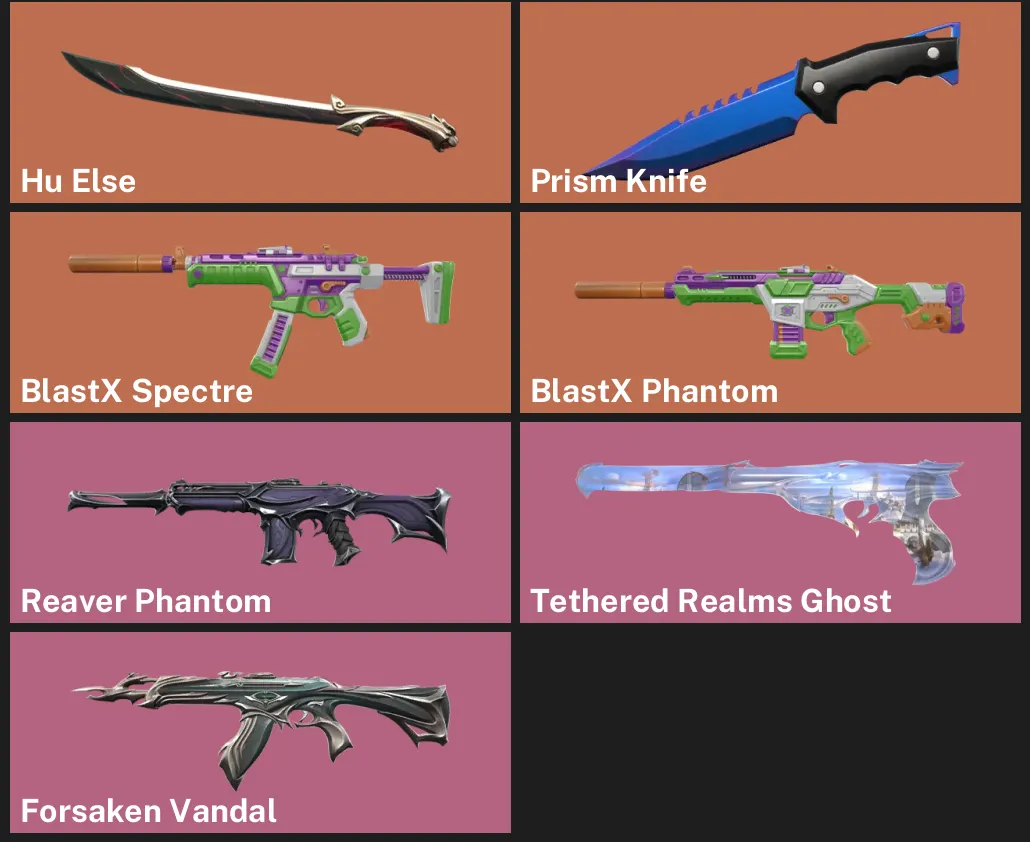 🌍EU 🎮 RANKED READY ✨ Hu Else 🔪 Prism Knife ✨ BlastX Spectre ✨ BlastX Phantom ⚡