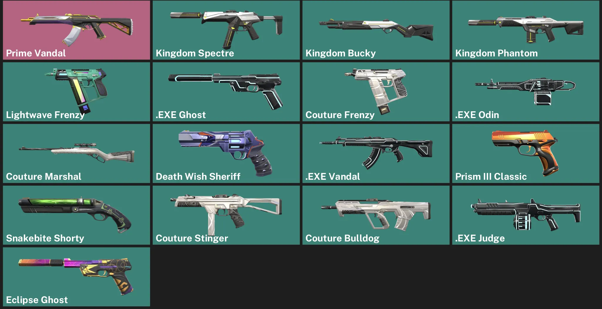 🌏AP 🎮 RANKED READY ⚡ Prime Vandal ✨ Kingdom Spectre ✨ Kingdom Bucky ✨ Kingdom