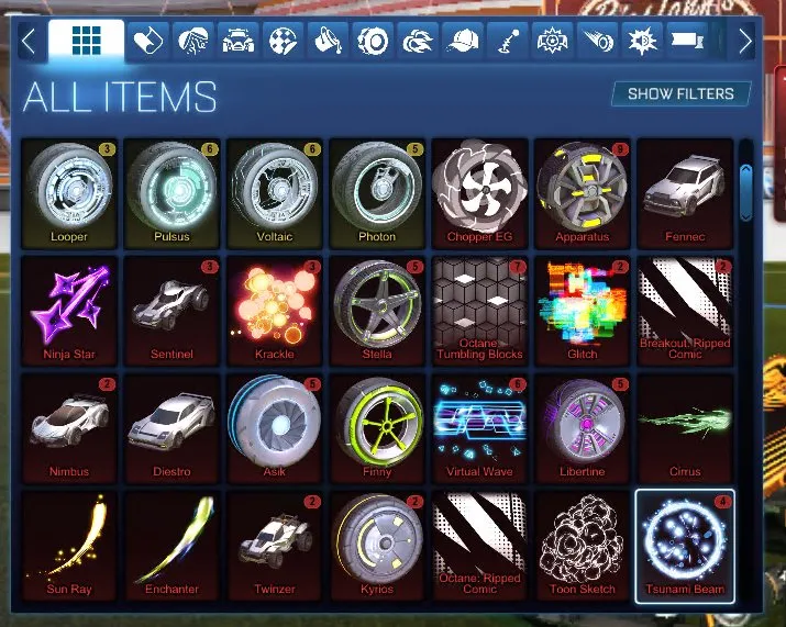 STOCK499 //Fennec + 40+ Black Markets 20XX Trigon Dissolver Heatwave Mainframe Singularity Octane Sets