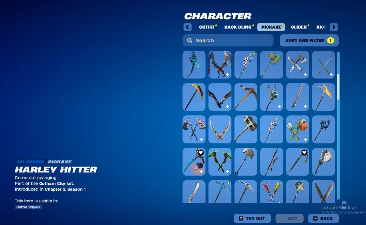 F916 Travis Scott, Harley Hitter, Surf Witch, Tricksy, and Over 180 Skins