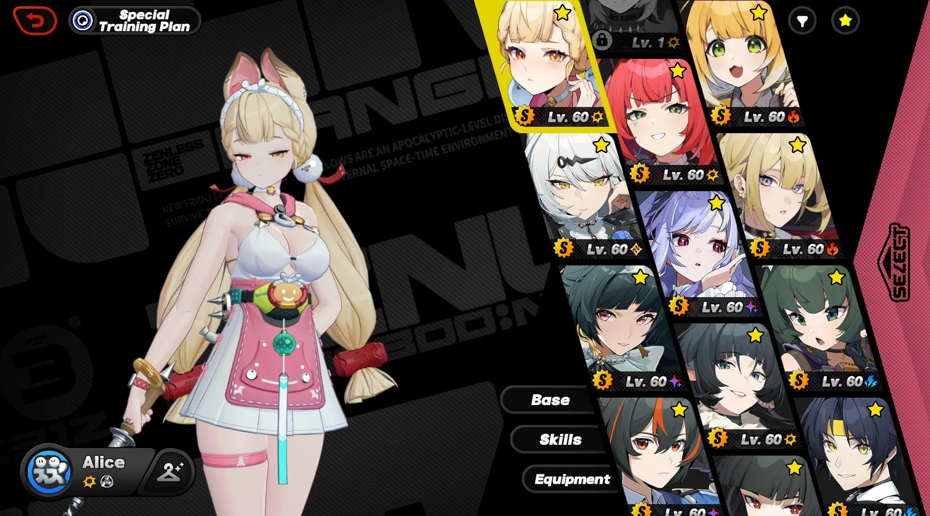 ZZZ33 // All Characters with Skins, Miyabi m2r1, Uzuha m2r1, Astra Yao m1, Yixuan r1, Fufu r1, Lucia, Collectible BP, 100 Tower Achievement
