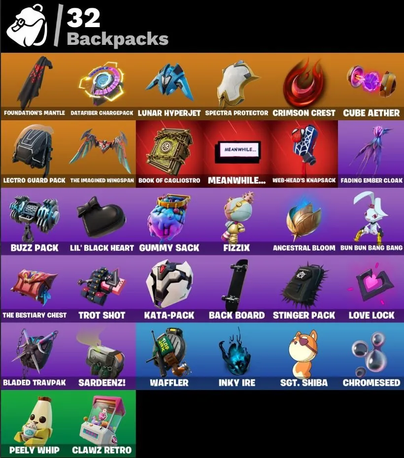 F1154 Rare Superhero & Marvel, Spider-Gwen, Spider-Man, Doctor Strange, The Foundation, 32 Skins, 32 Pickaxes 