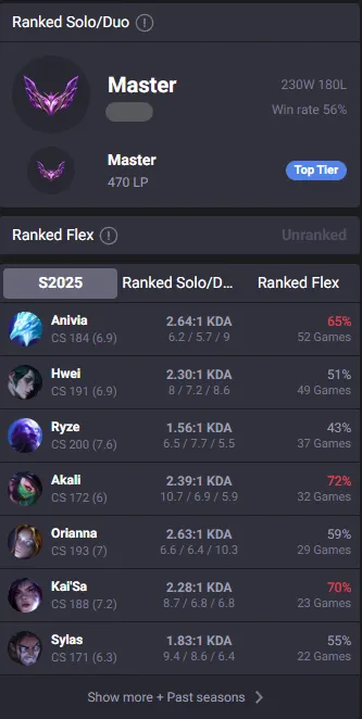 MID🔥LVL72 Master 360LP Handleveled💎41K BE 60Champs 5Skins🔓Unverified Email✅Lifetime Ownership Guarantee - Never Taken Back