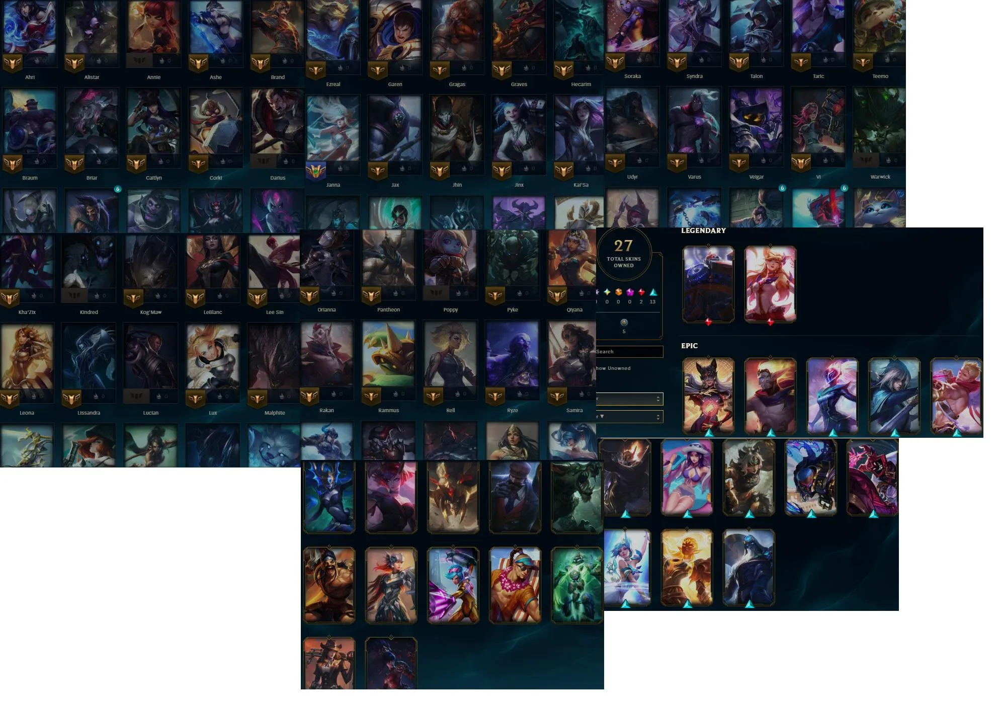 🔥LVL72 Emerald 3 27LP (5W/4L) Handleveled💎75Champs 27Skins⭐Name Changeable✅Lifetime Ownership Guarantee - Never Taken Back✔️Recovery info included