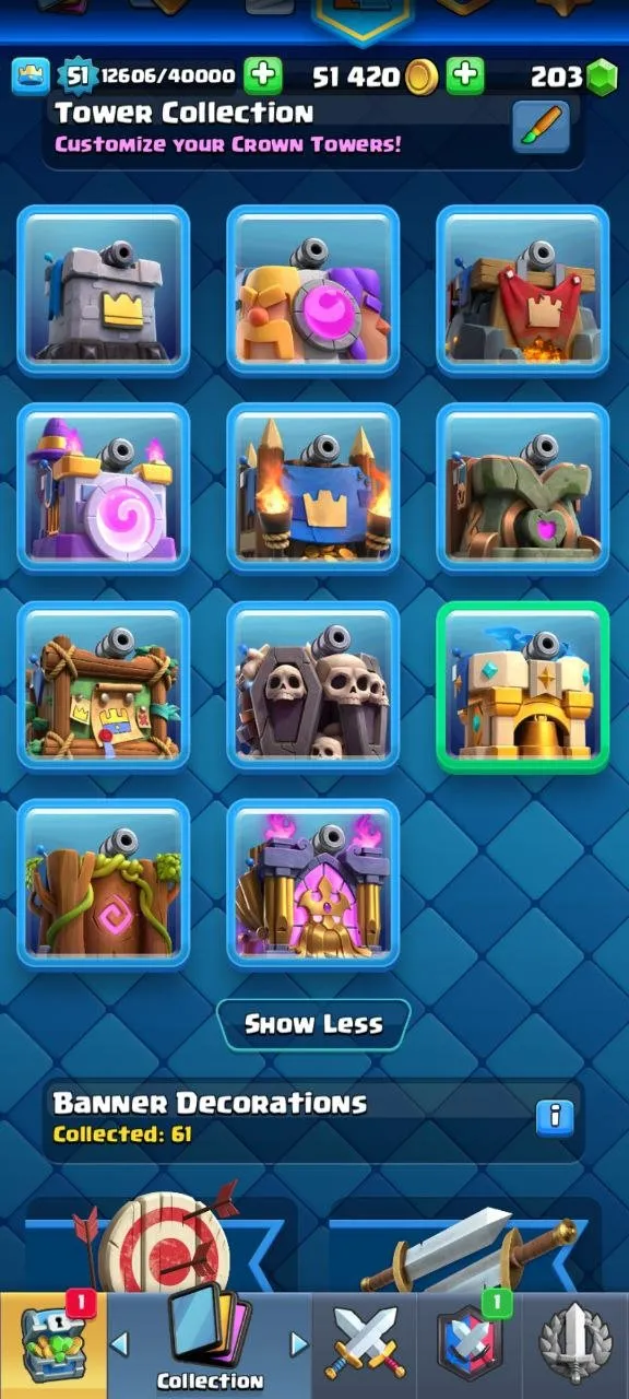 CR570   9027 Trophies 16 Evolutions 4 Heroes 77 Emotes Sad Goblin 3x15 12x14 Level Cards Pass star Royale x4