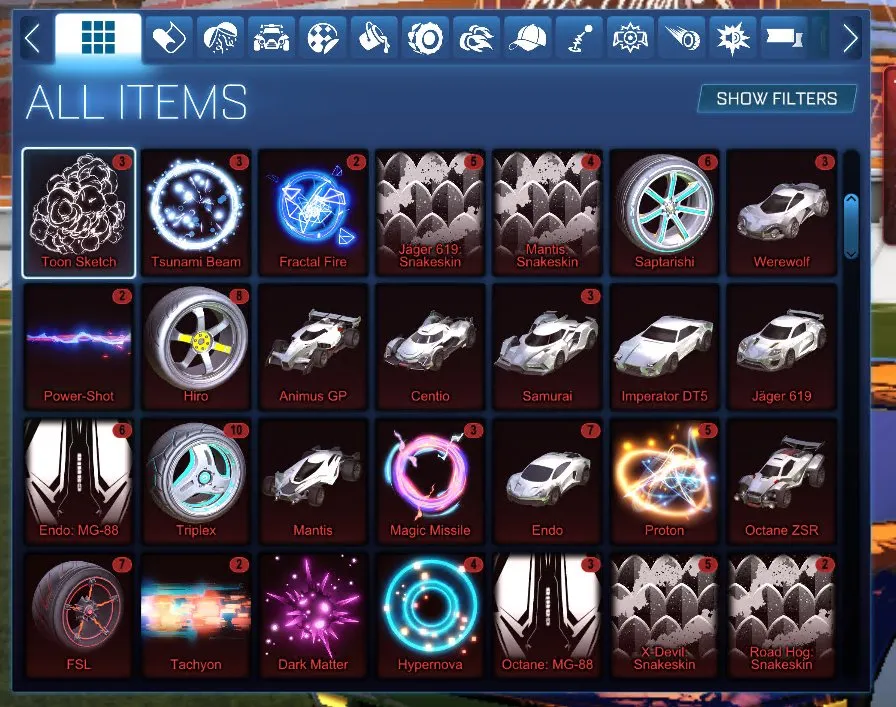 STOCK497 //Fennec, Dissolver, Mainframe, Hex Tide, Shattered, Dueling Dragons, Singularity, Glorifier, Heatwave, Slipstream, Parallax