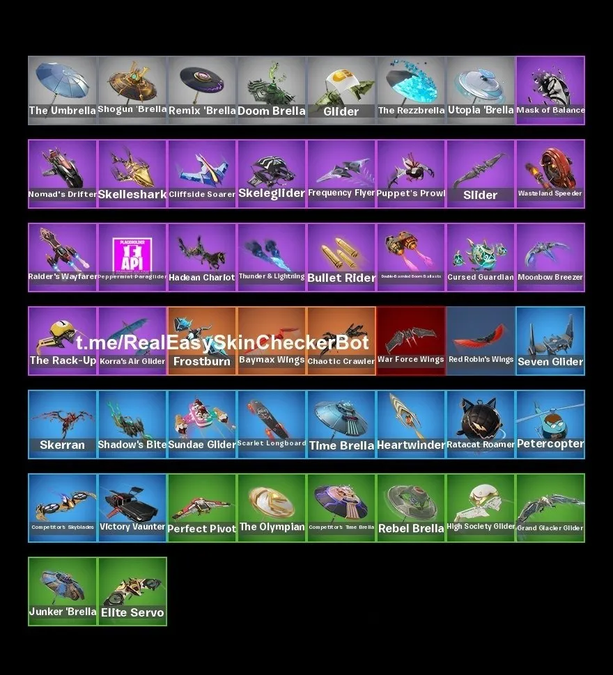 F1210 55 Skins | Includes Inferno (Season 8), Solid Snake, Peter Griffin, Medusa, Korra, Wavebreaker, Hope, Aphrodite, Yulejacket & More