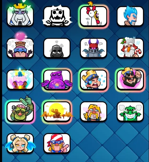 CR704 Level 48 arena 22 8800 trophies king 14 2520 gems 637k gold 121 cards 7 evolutions 38 emotes strong evolved win conditions