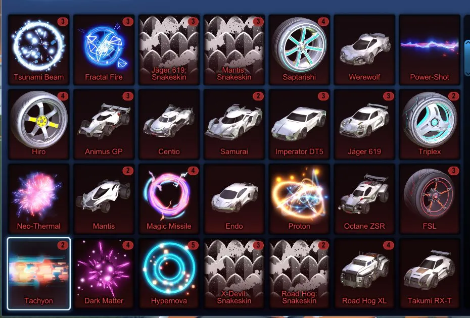 STOCK432 //Fennec, 68 Cars, 34 Black Market, Painted and Rare Items, Wheels, Check Screenshots