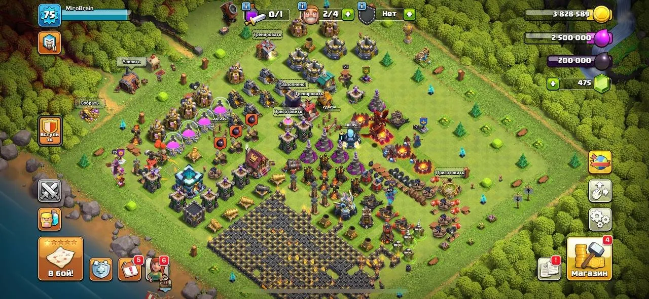 CR605 Max Arena 23 9320 Trophies 3 Level 15 Cards 120/121 Collection Emojis Tower Skins Linked TH13 Base