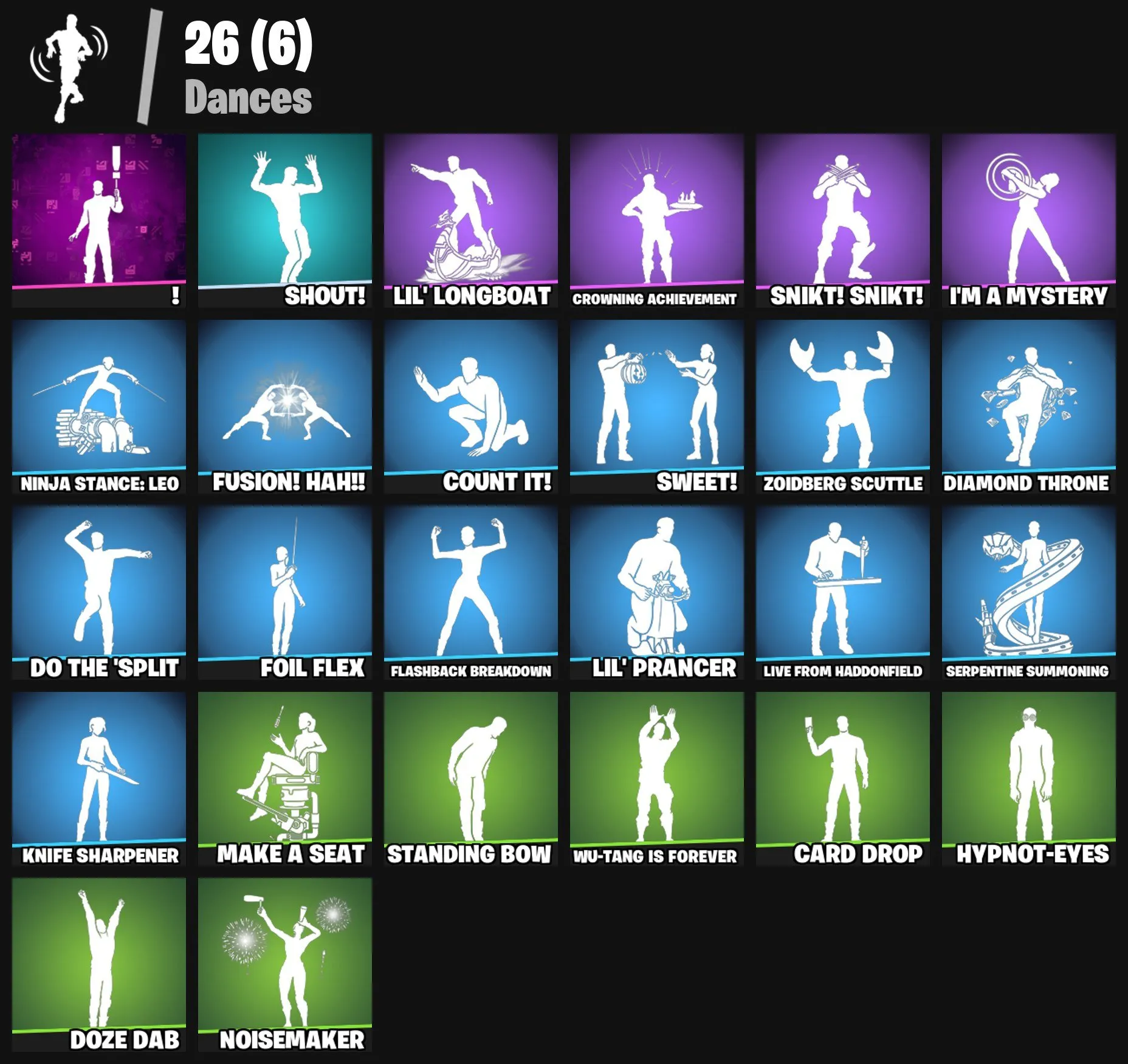 F1176 26 Skins Featuring Son Goku, Spectra Knight, Peter Griffin, Solid Snake, Leonardo, and More 