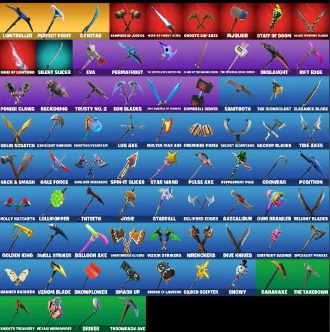 F889 The Reaper, Blue Squire, Royale Knight, Elite Agent, Blue Team Leader, Take The L, 77 Skins (G)