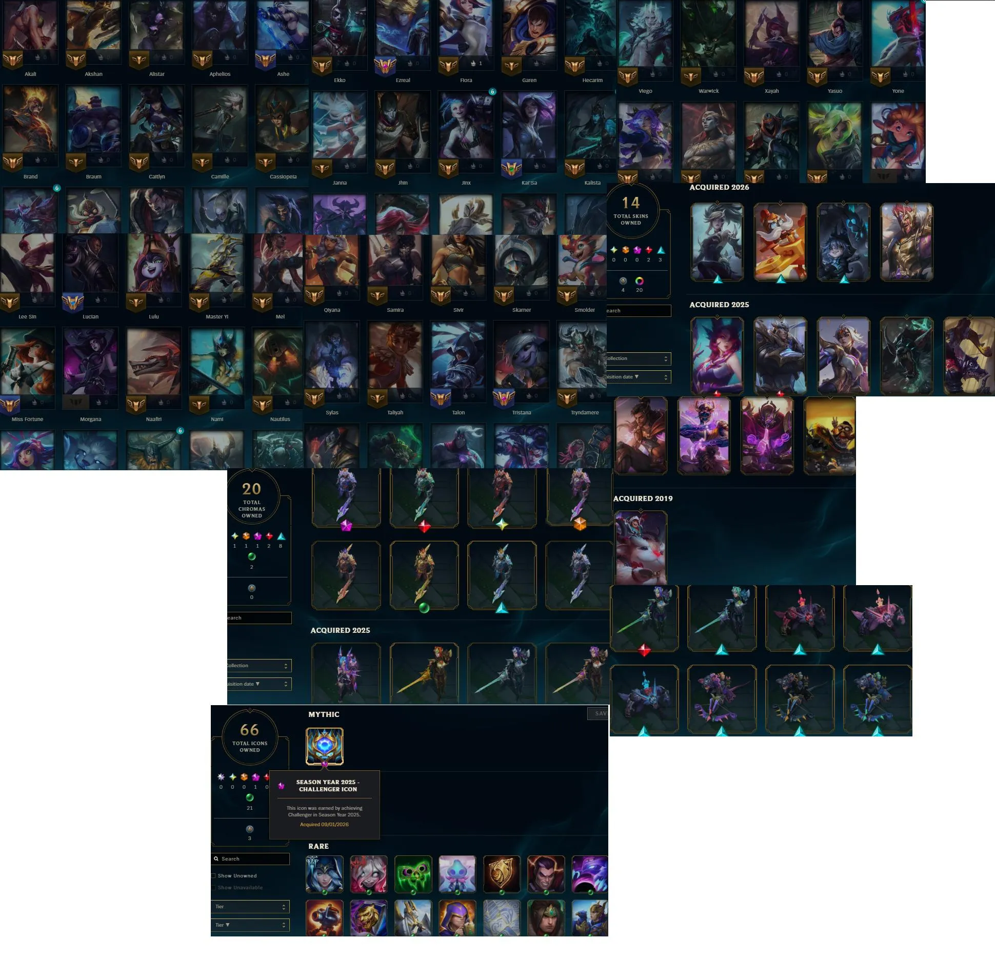 S16🔥[TR Rank 1] Challenger 1300+LP 79%WR Handleveled💎GM Rewards + Chall Icon⭐70Champs 14Skins✅Lifetime Ownership Guarantee