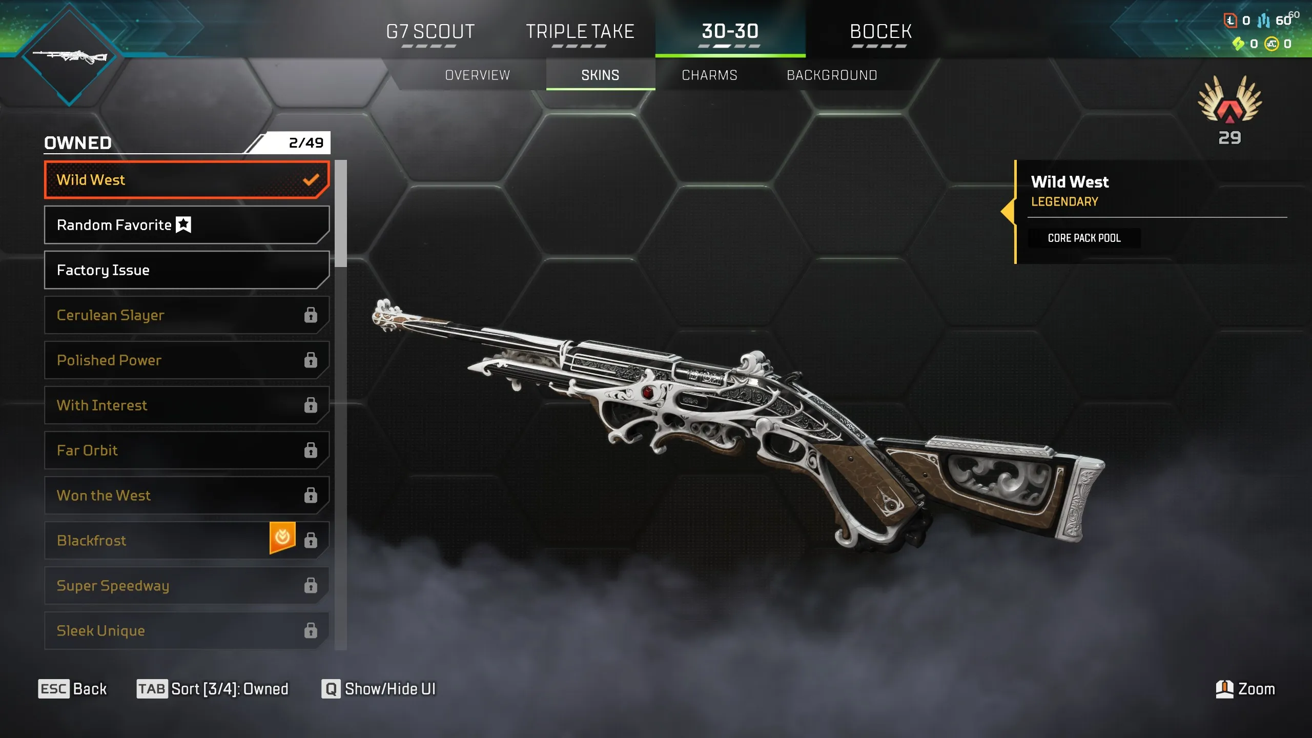 AP695 Silver 22 Bloodhound Relic Heirloom + 7 Legends + Trial by Fire Wingman P2020 Wild West G7 Scout Code of Honor Hemlok RE-45 Factory Issue + Gibraltar Cleanser Wraith 