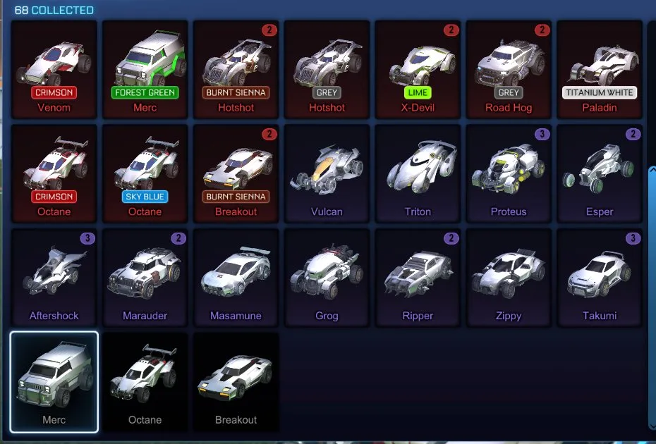 STOCK439 //Fennec, 68 Cars, 35 Black Market, Multiple Painted Bodies, Extensive Wheels Collection