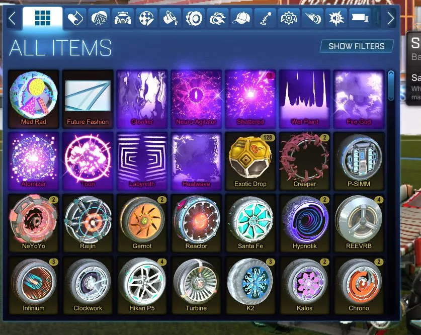 STOCK494 //Fennec, Mantis, Fire God, Shattered, Glorifier, Heatwave, Neuro-Agitator, 128 Exotic Drops