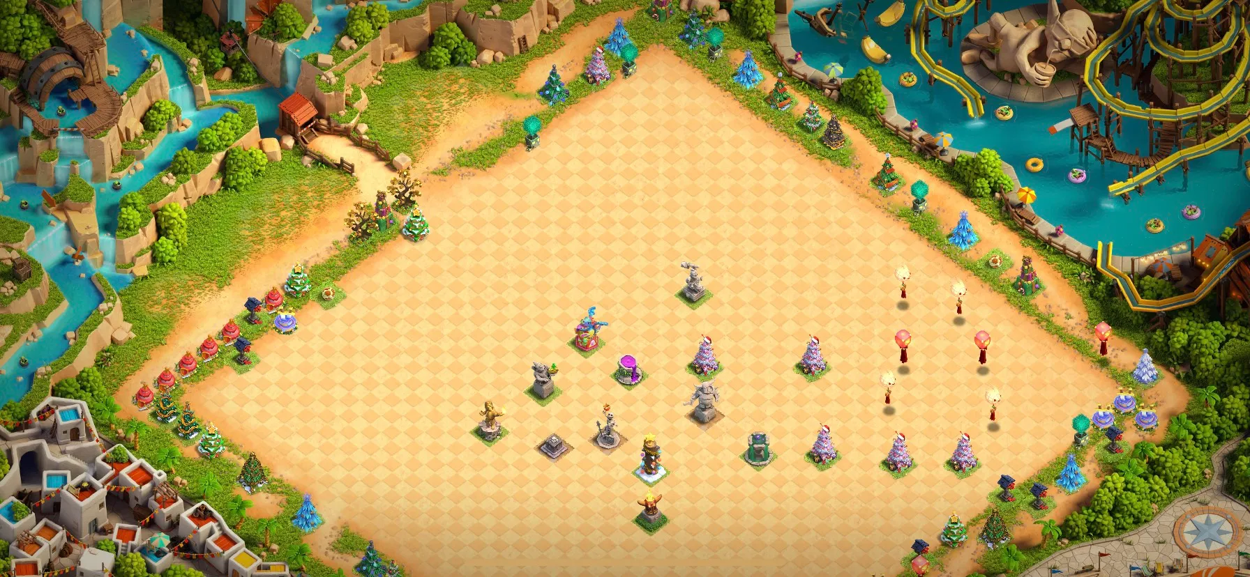 LS823-RARE ACCOUNT-Full Christmas Tree 2013 to 2023-Nearly Max TH15-BK86 AQ88 GW65 RC36-NICE TROOPS-GOOD WALL-4K1 WAR STAR-GOOD BASE