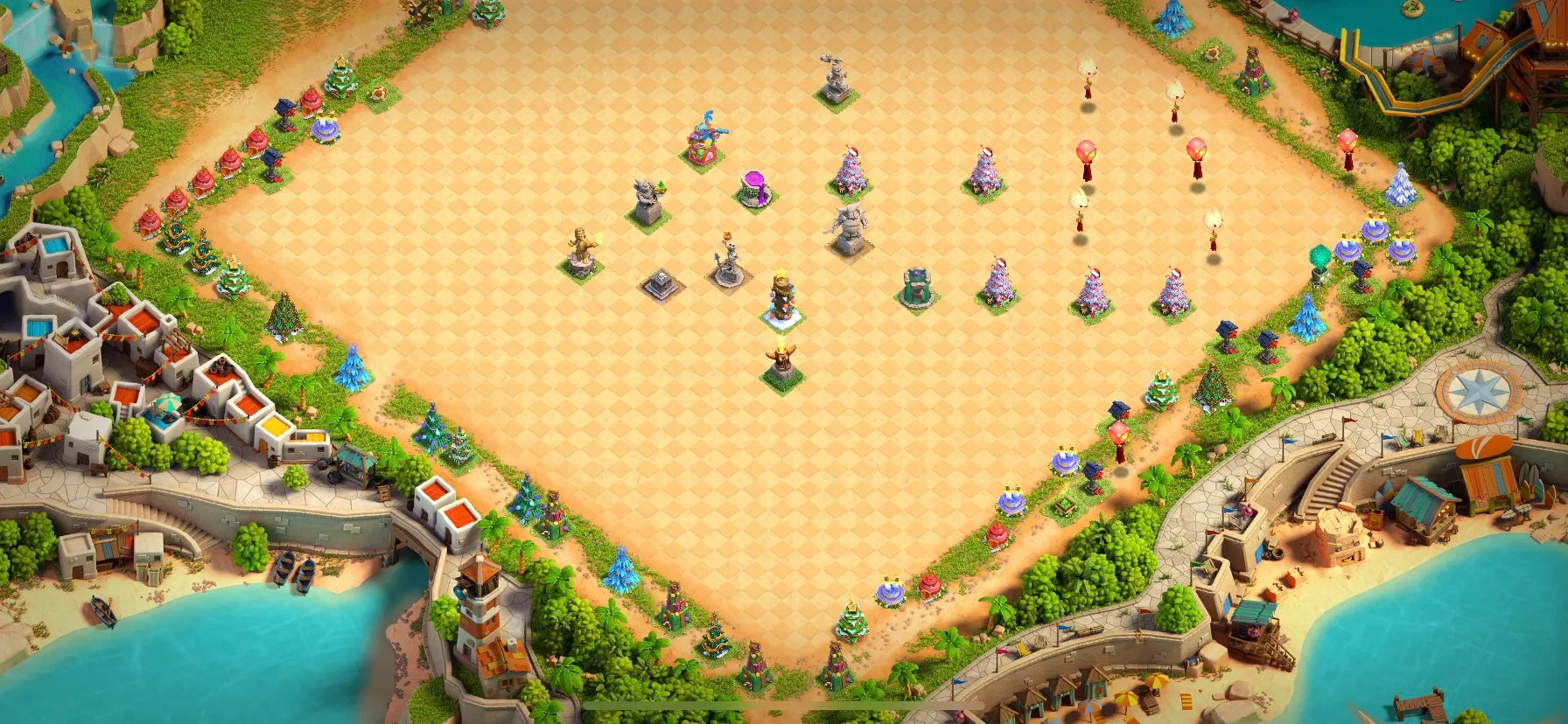LS823-RARE ACCOUNT-Full Christmas Tree 2013 to 2023-Nearly Max TH15-BK86 AQ88 GW65 RC36-NICE TROOPS-GOOD WALL-4K1 WAR STAR-GOOD BASE