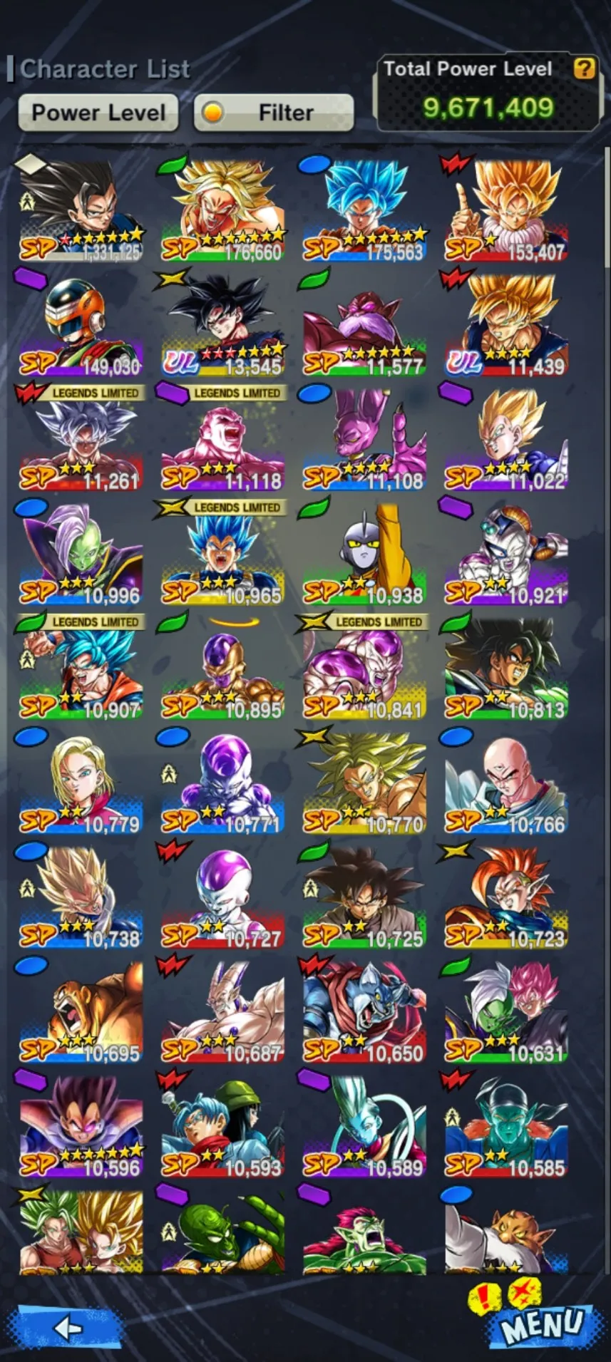 DR401-Android+IOS-UL Instinct Goku 10 Star+Legend Limited(Instinct Goku-Jiren Zenkai+God SS Goku Blue+God SS Vegeta)-Good Equipment-DR401