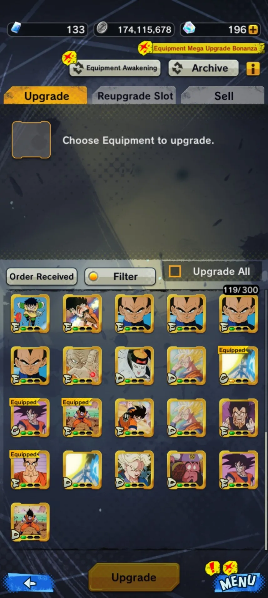 DR401-Android+IOS-UL Instinct Goku 10 Star+Legend Limited(Instinct Goku-Jiren Zenkai+God SS Goku Blue+God SS Vegeta)-Good Equipment-DR401