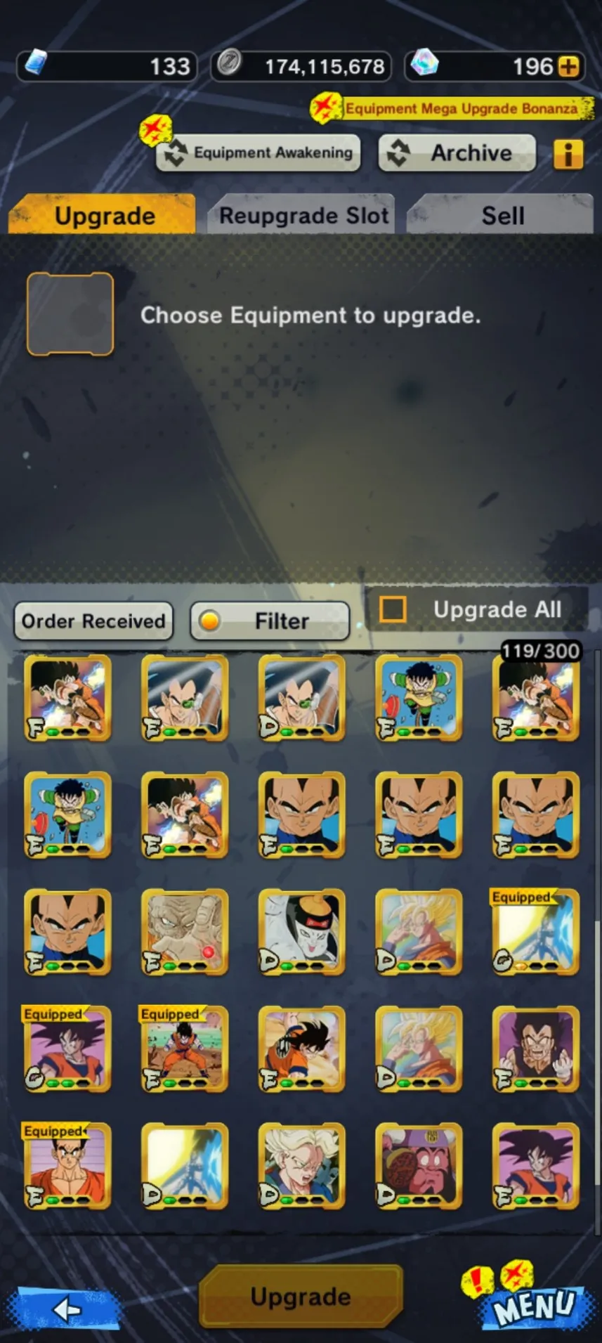 DR401-Android+IOS-UL Instinct Goku 10 Star+Legend Limited(Instinct Goku-Jiren Zenkai+God SS Goku Blue+God SS Vegeta)-Good Equipment-DR401