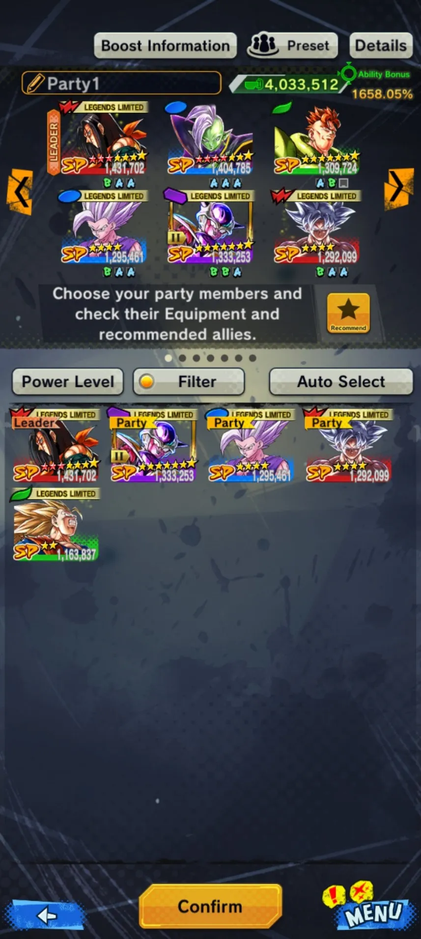 DR381-IOS-Android-Super #17 10 star-Beast Gohan-Goku Uis-Frieza-Android 16-Have Equipment-DR381