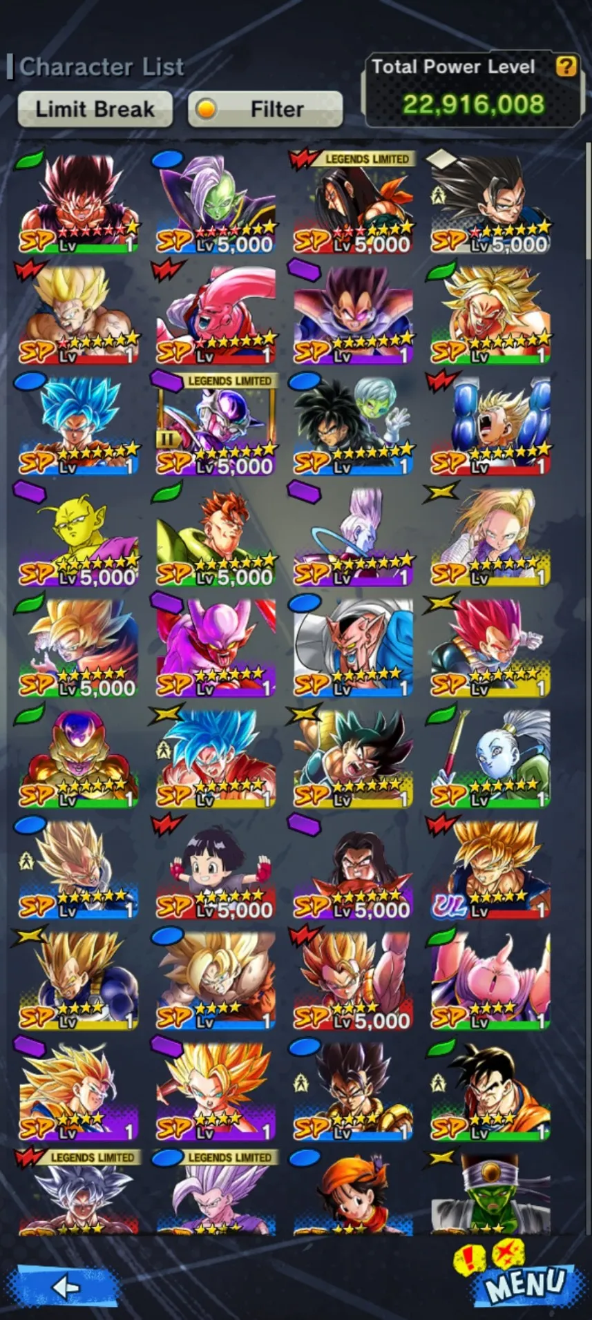 DR381-IOS-Android-Super #17 10 star-Beast Gohan-Goku Uis-Frieza-Android 16-Have Equipment-DR381