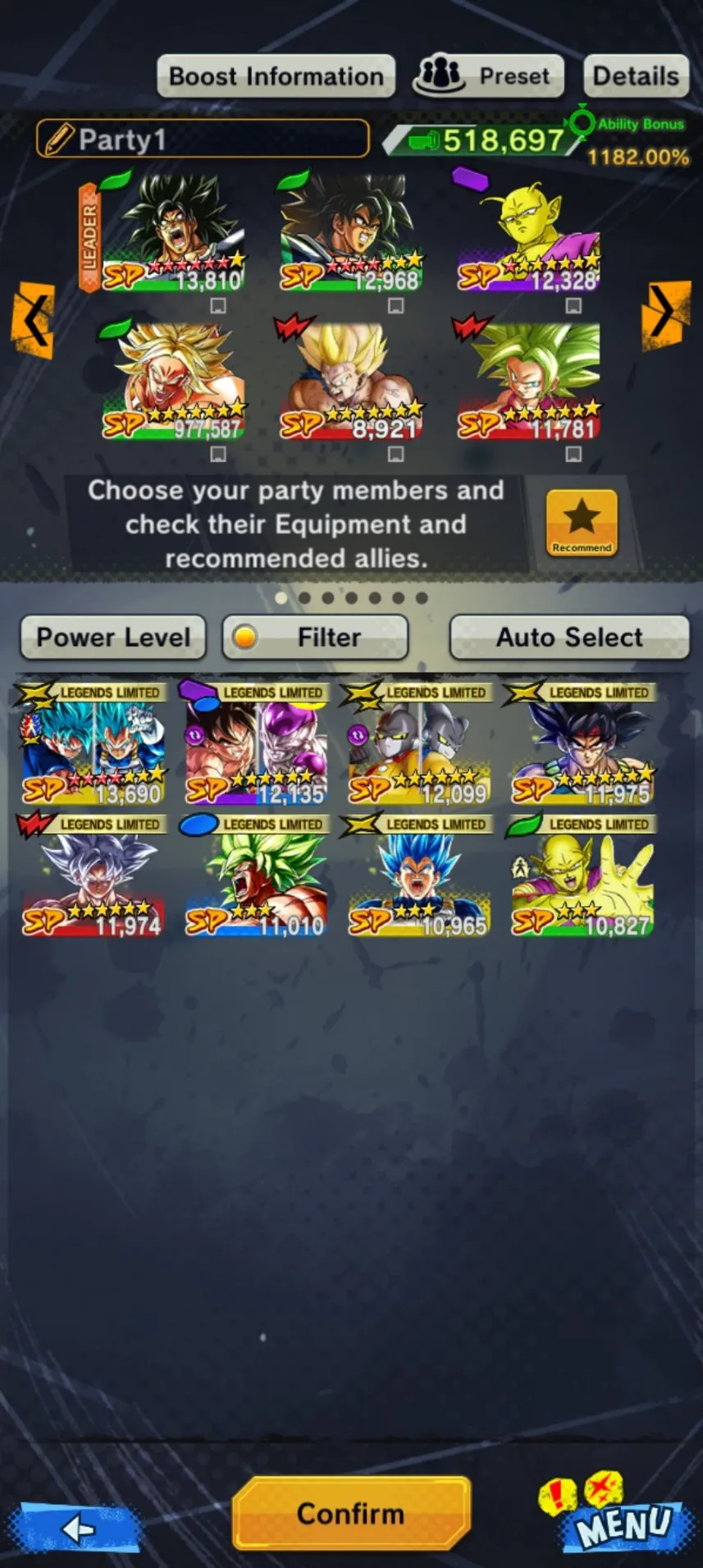 IOS+Android+New Banner Fusion God SS Goku and Vegeta 11 Red star+Broly:Fury 13 Red Star+Goku and Frieza+Goku Uis+Gammar 1 2+God SS Vegeta+Piccolo)-Have Equipment-DR428