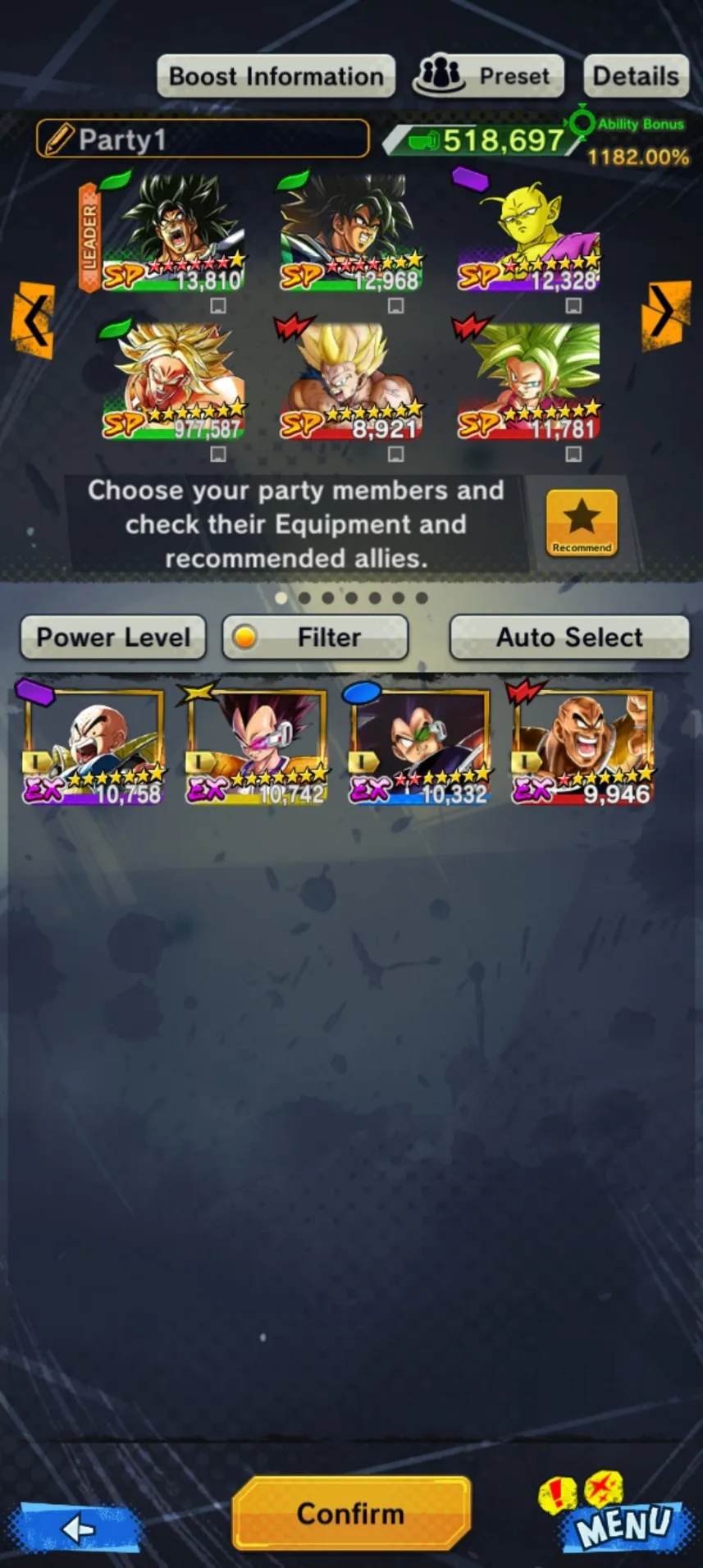 IOS+Android+New Banner Fusion God SS Goku and Vegeta 11 Red star+Broly:Fury 13 Red Star+Goku and Frieza+Goku Uis+Gammar 1 2+God SS Vegeta+Piccolo)-Have Equipment-DR428
