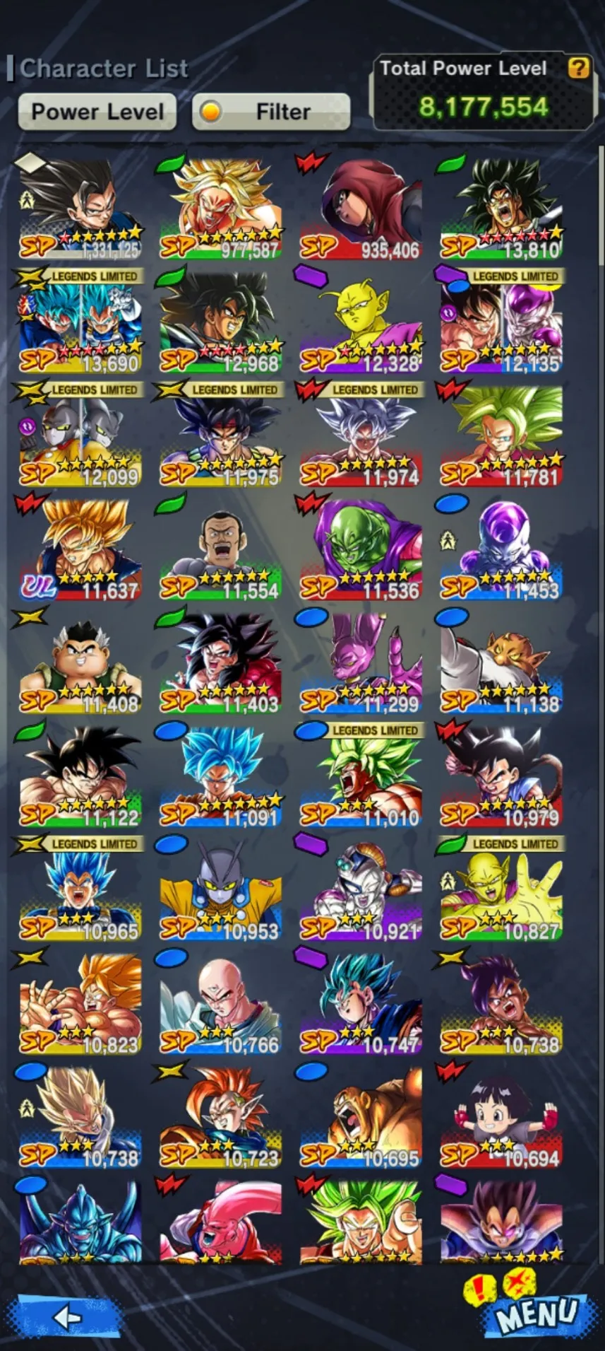 IOS+Android+New Banner Fusion God SS Goku and Vegeta 11 Red star+Broly:Fury 13 Red Star+Goku and Frieza+Goku Uis+Gammar 1 2+God SS Vegeta+Piccolo)-Have Equipment-DR428