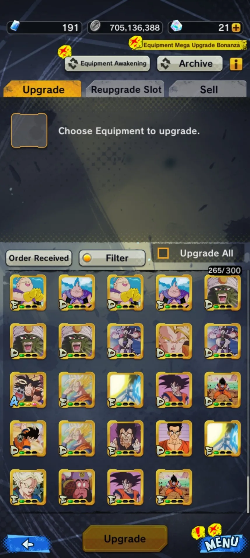 IOS+Android+New Banner Fusion God SS Goku and Vegeta 11 Red star+Broly:Fury 13 Red Star+Piccolo 10 star+Goku and Frieza+Goku Uis+Gammar 1 2)-Have Equipment-DR429