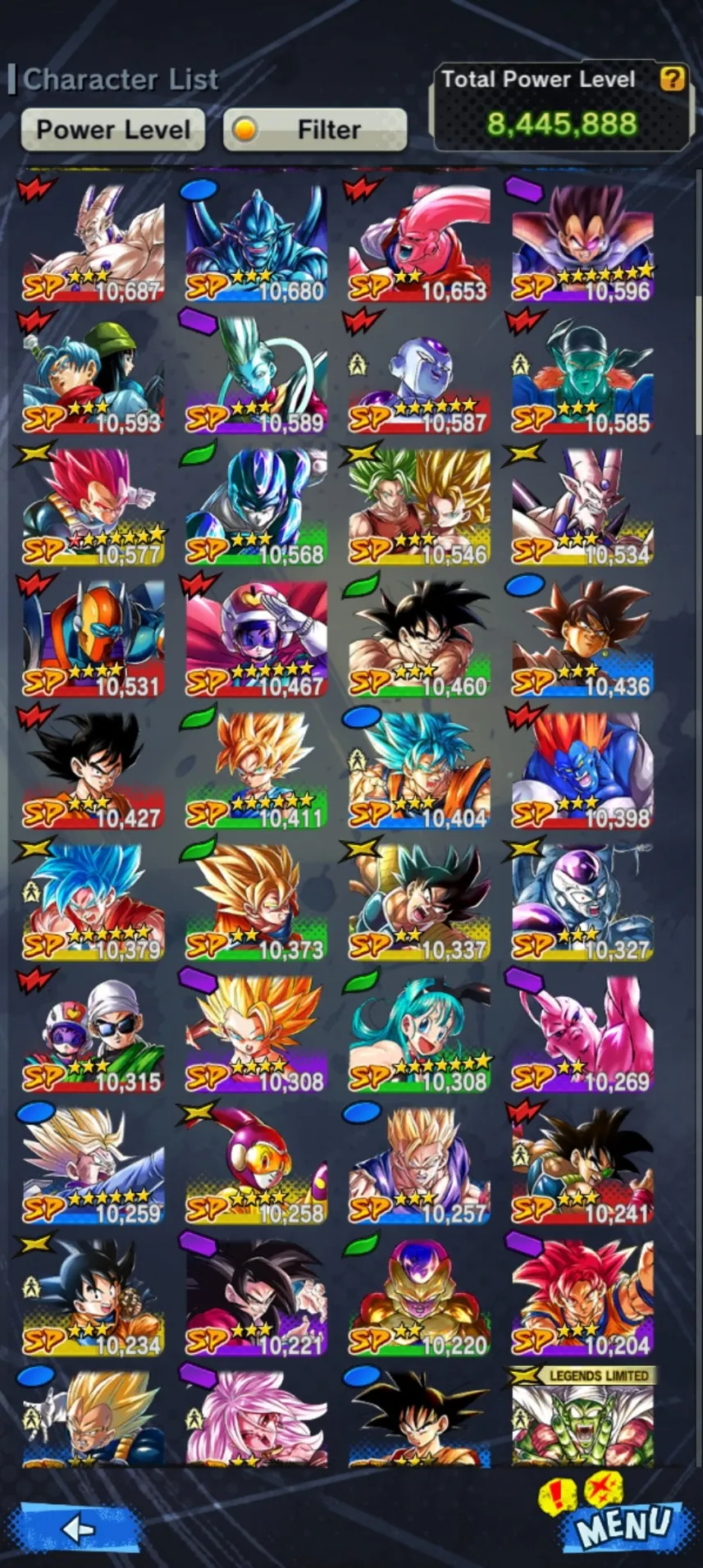 IOS+Android+New Banner Fusion God SS Goku and Vegeta 11 Red star+Broly:Fury 13 Red Star+Piccolo 10 star+Goku and Frieza+Goku Uis+Gammar 1 2)-Have Equipment-DR429