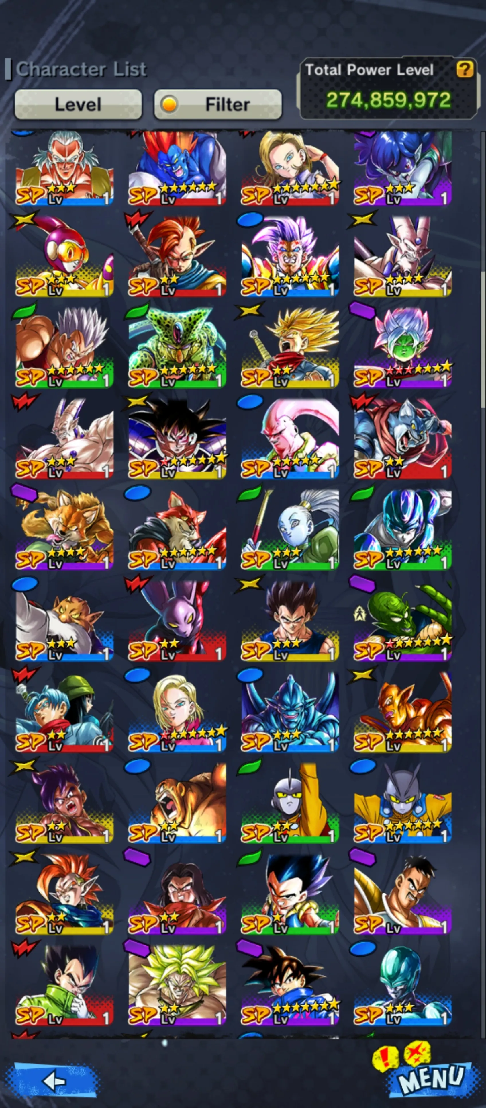 IOS+Android-NICE ACC-LVL 224-UL Vegito Blue+30 Legends Limited+Sparking+Zenkai Good Star+Vip Equipment-Goku Uis Zenkai+Beast Gohan+Piccolo Orange+Android 17+Goku And Vegeta+God SS Vegeta+SS 4 Goku and Vegeta-DR466