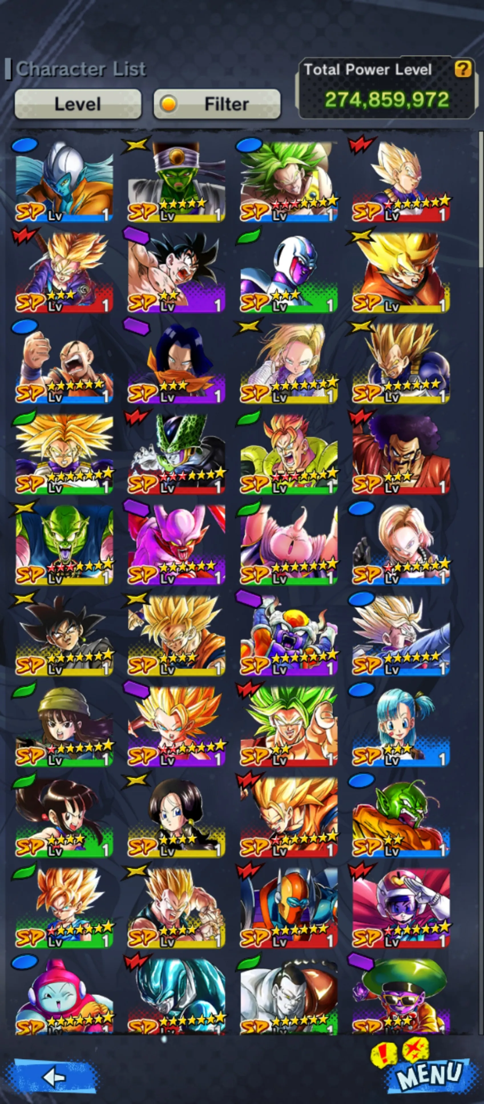 IOS+Android-NICE ACC-LVL 224-UL Vegito Blue+30 Legends Limited+Sparking+Zenkai Good Star+Vip Equipment-Goku Uis Zenkai+Beast Gohan+Piccolo Orange+Android 17+Goku And Vegeta+God SS Vegeta+SS 4 Goku and Vegeta-DR466