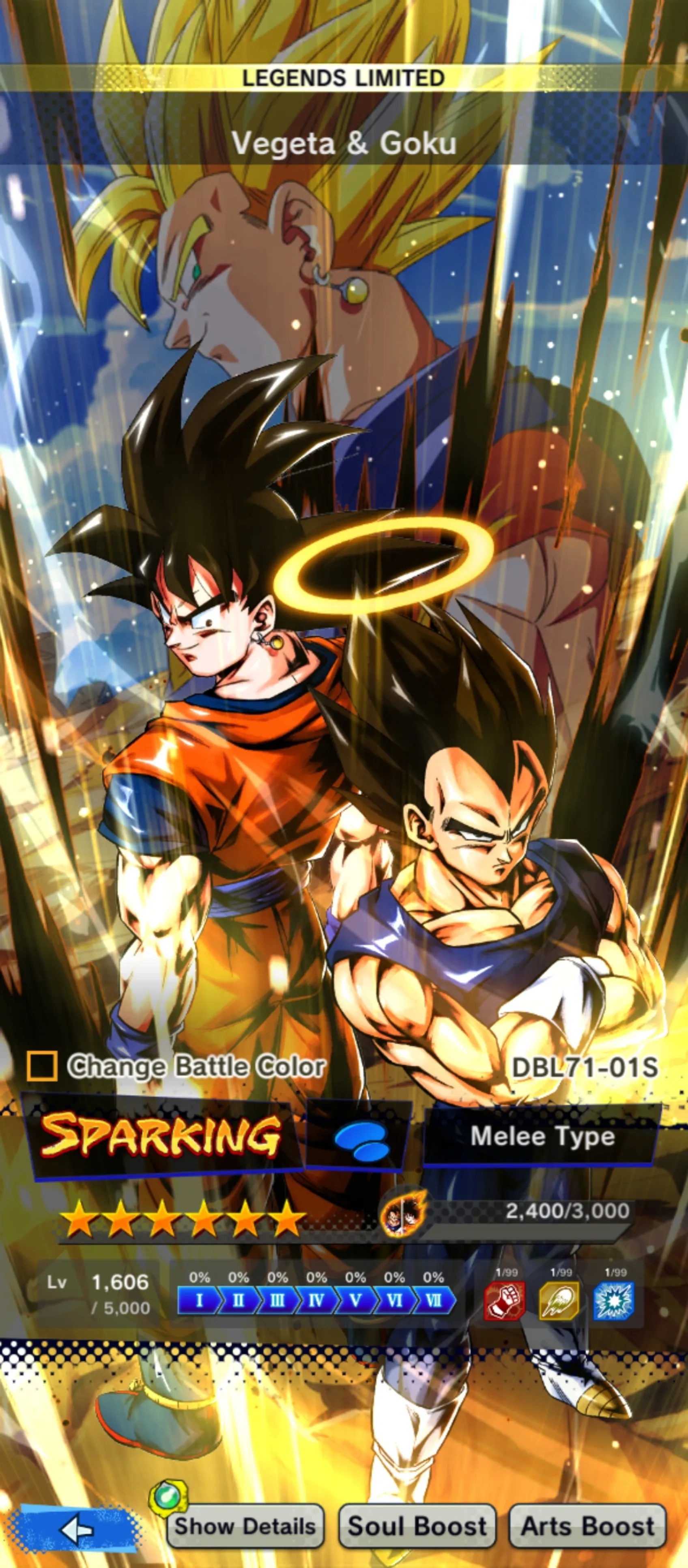 IOS+Android-UL Goku Uis+2 New Banner God SS Goku and Vegeta+Vegeta and Goku+SS 4 Gogeta+God SS Goku+Namek Goku)-Have Equipment-DR472