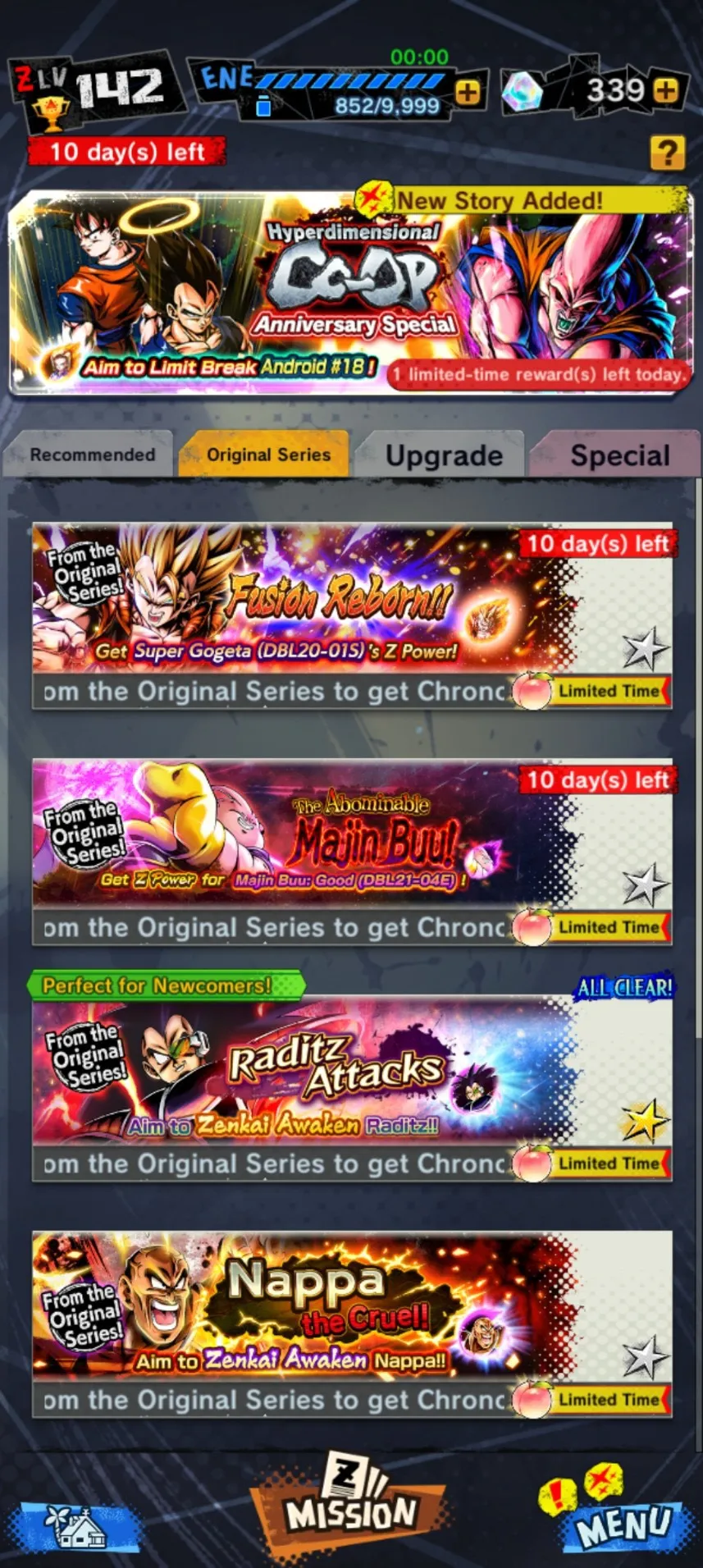 IOS+Android-UL SS 2 Gohan 8 Star-Beast Gohan+SS Gohan-SS 2 Gohan+Cell-Have Equipment-DR489