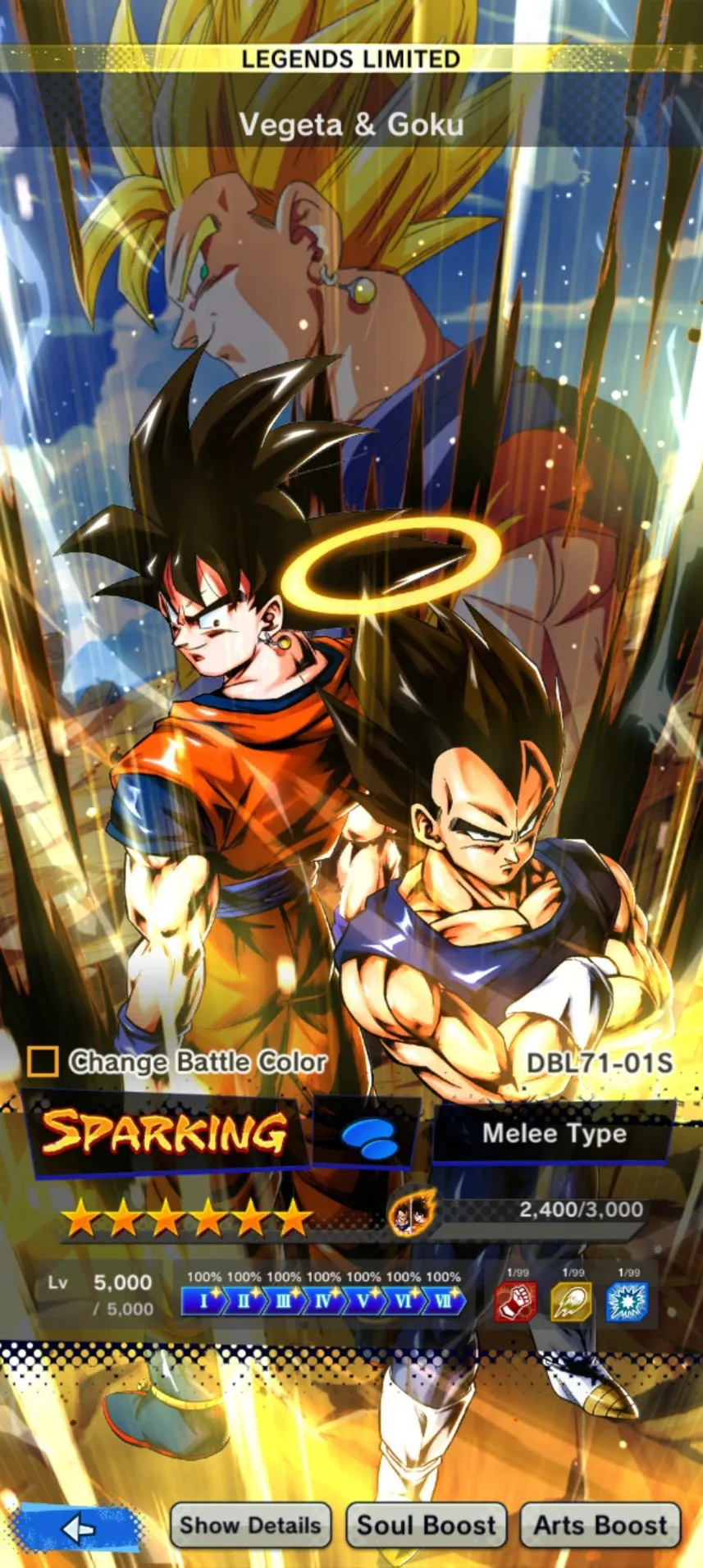 IOS+Android-2 New Banner-Fusion God SS Goku and Vegeta+Vegeta and Goku-Goku Uis+SS 2 and SS 3 Goku and Vegeta+Goku Kid+God SS Vegeta)Broly-Have Equipment-DR485